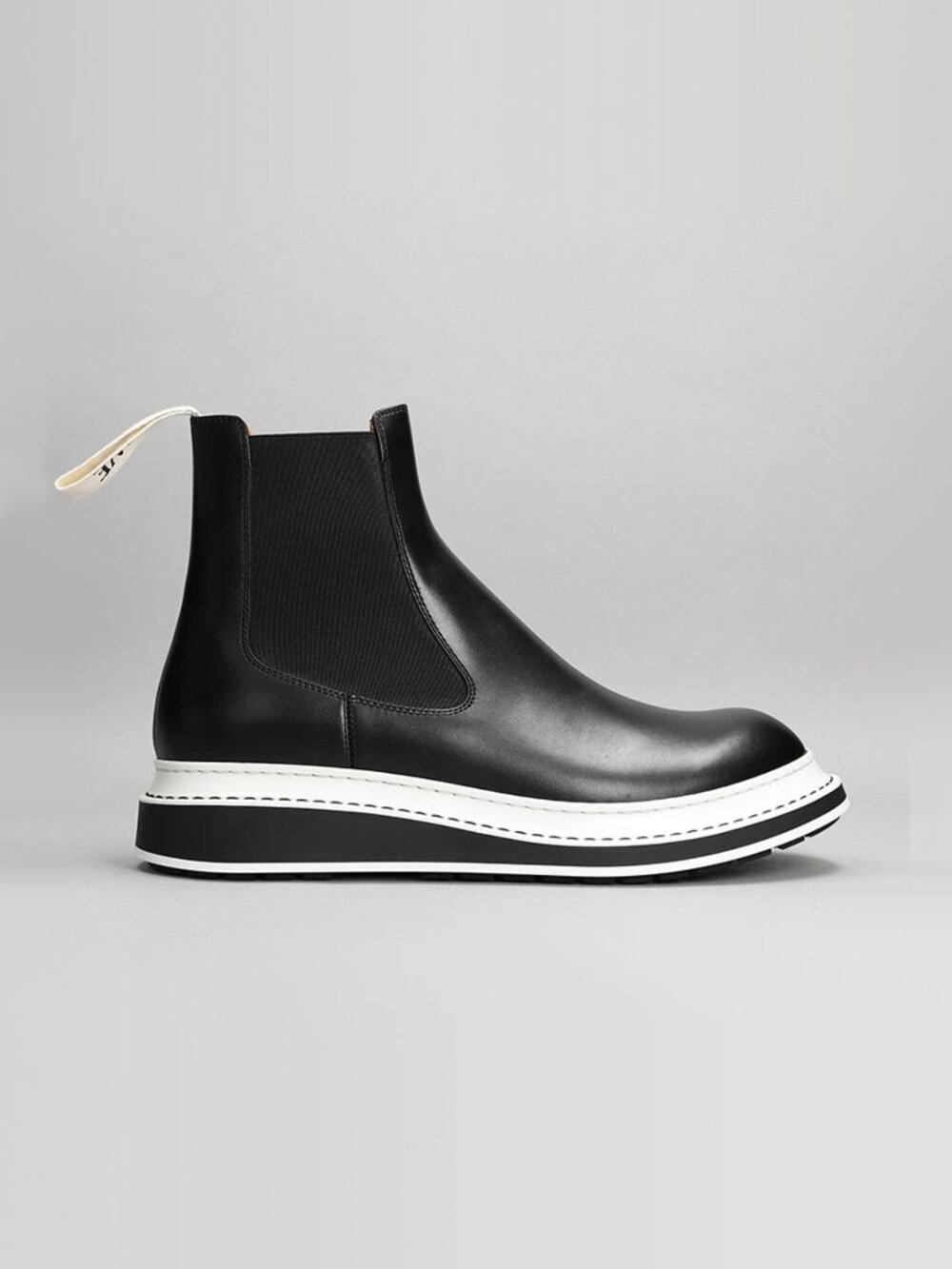 Loewe Chelsea Boot Ankle Boots In Black Leather, size 38.